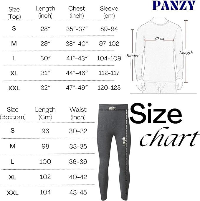 Panzy Thermal Baselayer Set Pack of 2