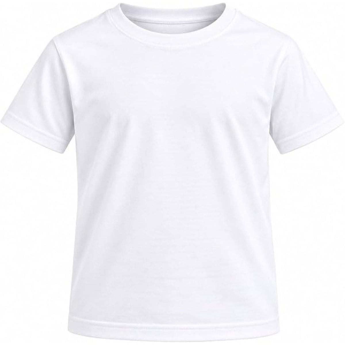 Kids' Plain Cotton T-Shirts, Ages 5–13