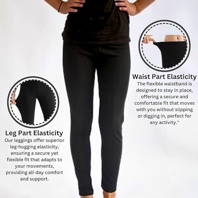 Girls kids leggings leg part elasticity, waist part elasticity