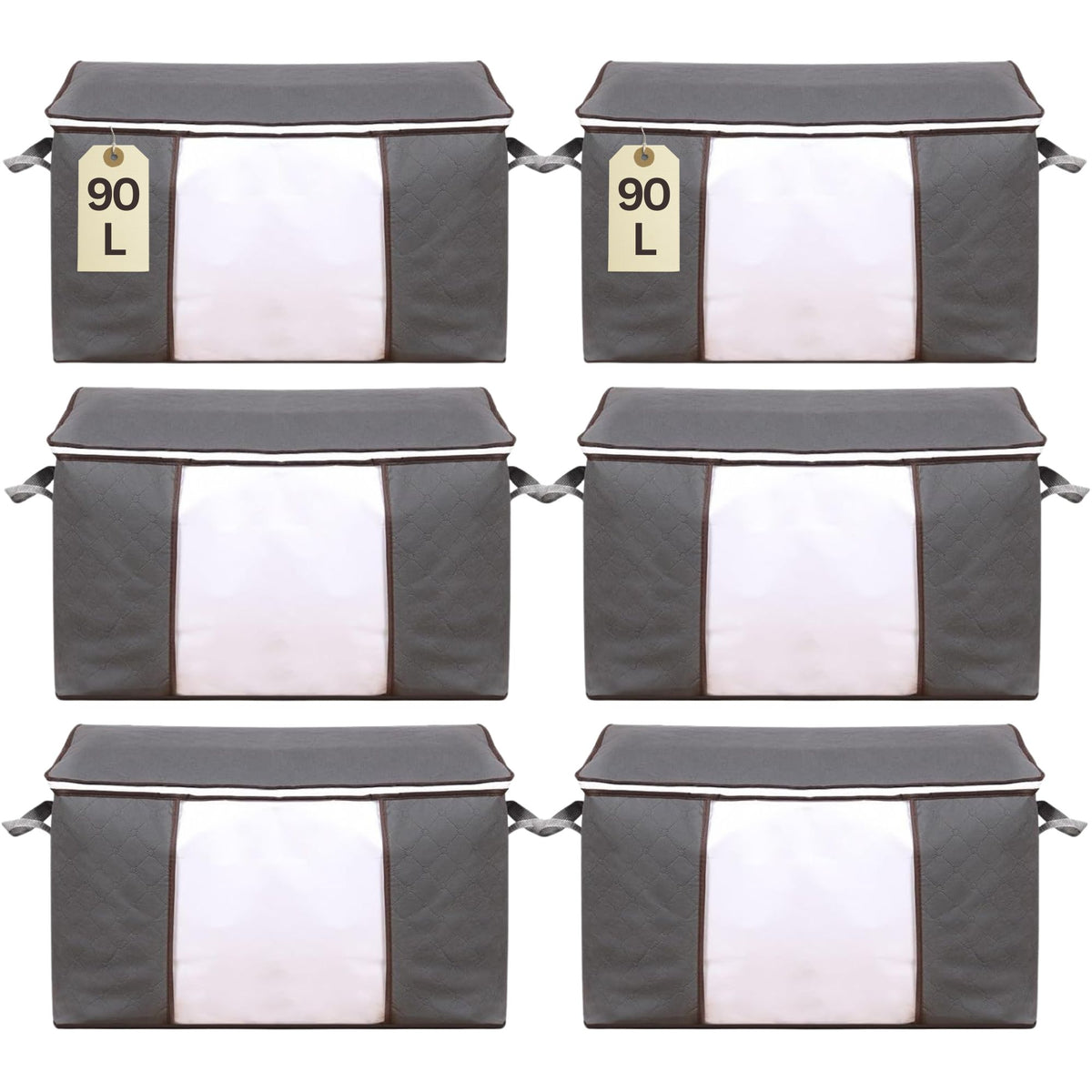 Panzy home clothes storage bags 6 pack 