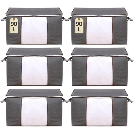 Panzy home clothes storage bags 6 pack 